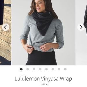 Lululemon Vinyasa wrap scarf